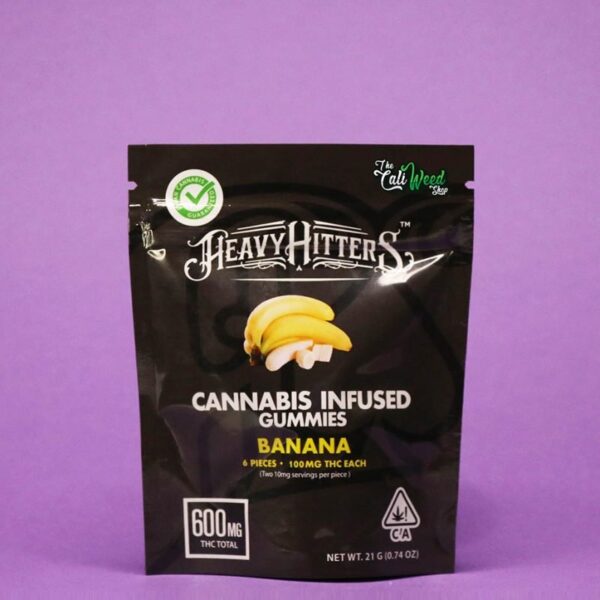 Heavy Hitters Cannabis-Infused Gummies (Banana) – 100mg THC