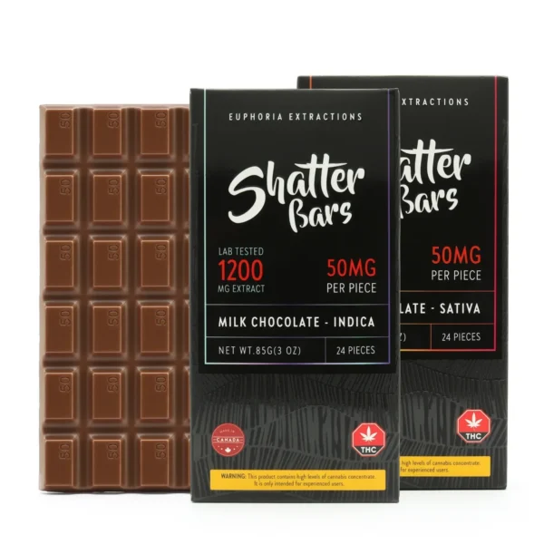 Buy Shatter Bars (Euphoria Extractions) – 1200mg