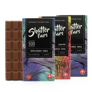 Shatter Bars (Euphoria Extractions) – 500mg Indica THC