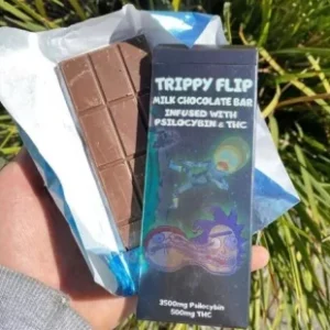 Trippy Flip Milk Chocolate Bar | Psilocybin & THC-Infused